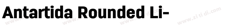 Antartida Rounded Li字体转换